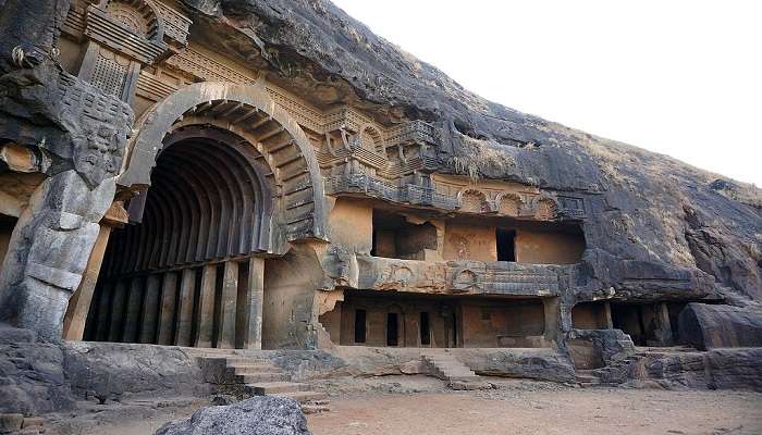 Built by devotees of the Hinayana faith in Buddhism, Bhaja Caves is a must-visit on your road trip from Mumbai to Pune