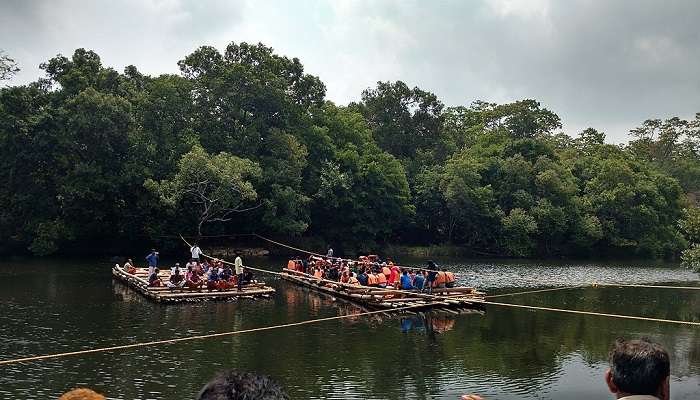 Coracle riding is among the fun things to do near Lake View Resort Kabini