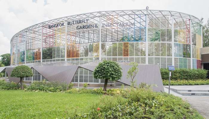 Massive Glasshouse and Butterfly Garden near Rot Fai Park.