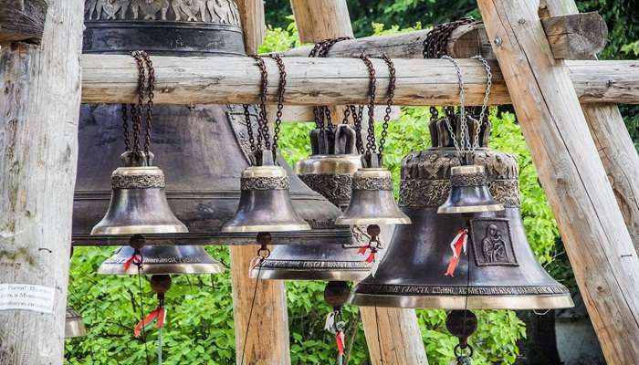 Bells in at starting of the temple