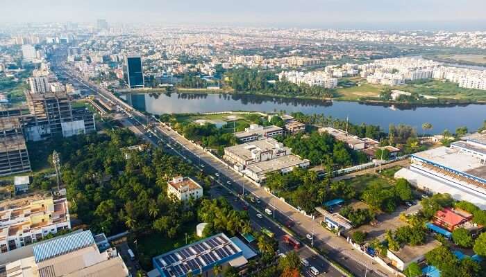 An amazing view of Chennai