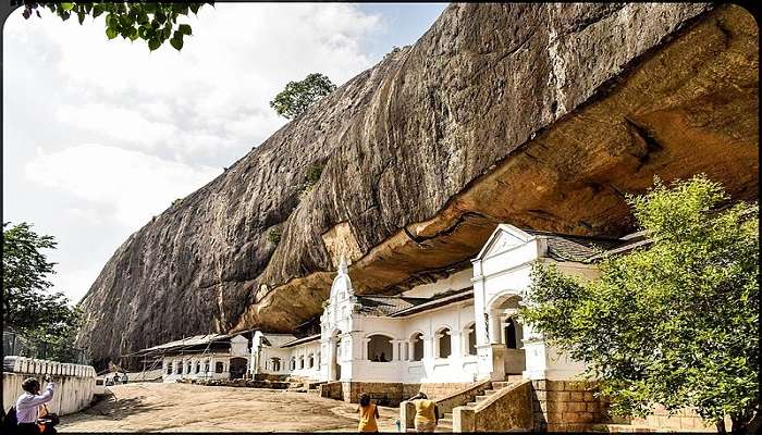 Picturesque View from Dambulla Golden Temple, Sri Lanka