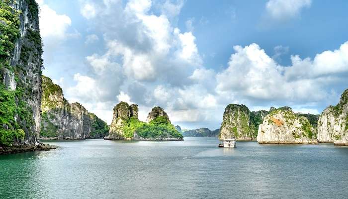 Titov Island is at the heart of Ha Long Bay