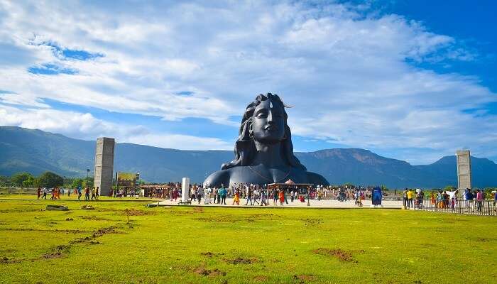 A charming view of Dhyanalinga Temple