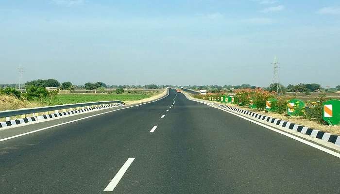 Road in Gujarat.