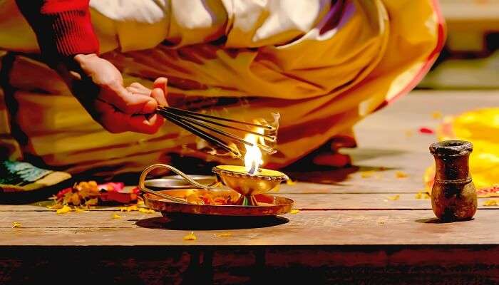 Pooja at the Ekvira Temple