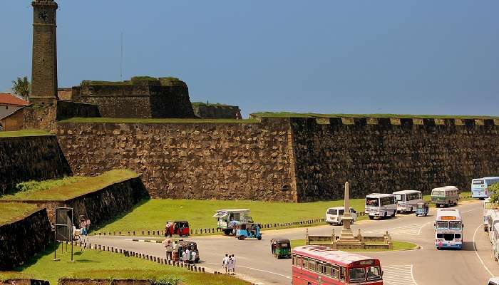 The Galle Dutch fort from outside, Sri Lanka
