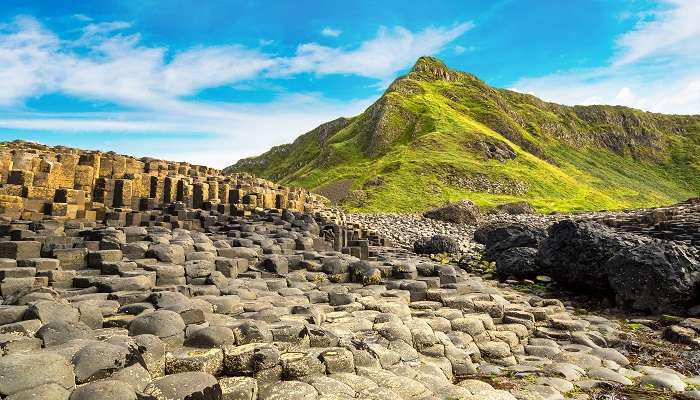 The view of Giant’s Causeway.