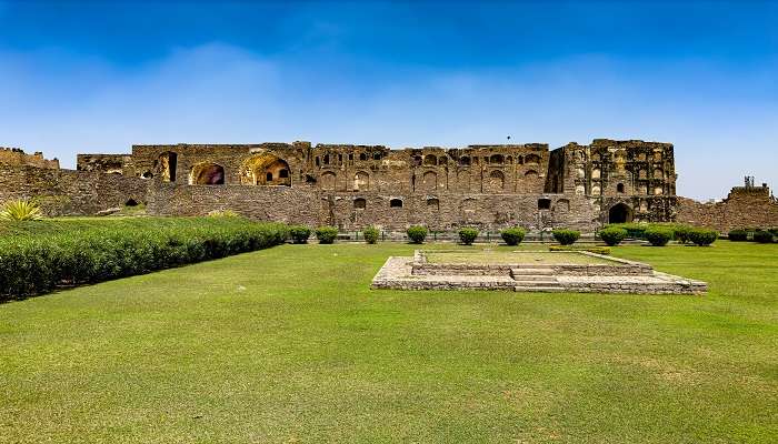 Once bustling with life, the ruins of Golconda Fort