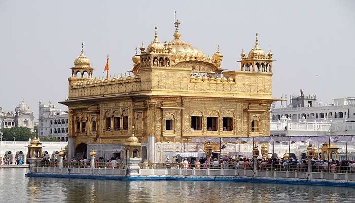 Golden Temple in Amritsar, a sacred site on the Delhi to Amritsar road trip.