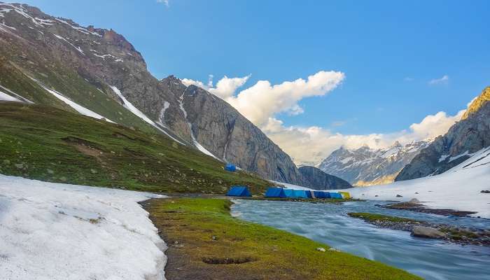 Hampta Valley is one of the most beautiful offbeat places near Manali and worth a visit by tourists and adventurers