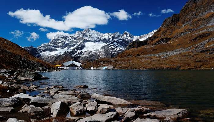 The Hemkund Lake is a site of pilgrimage for Hindi devotees across the world