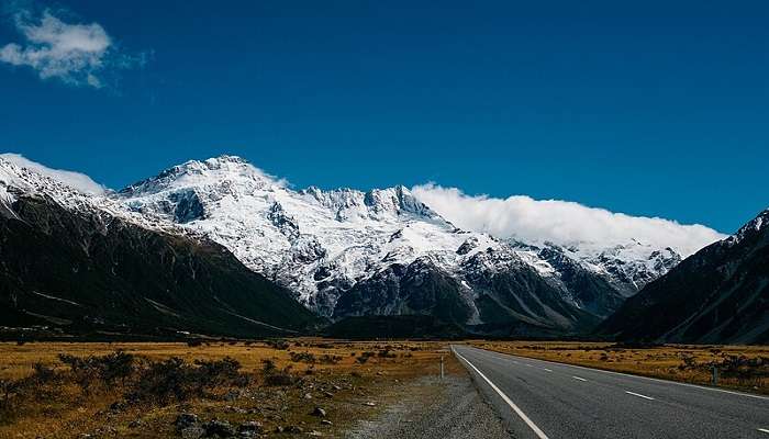 Mount Cook as viewed from road