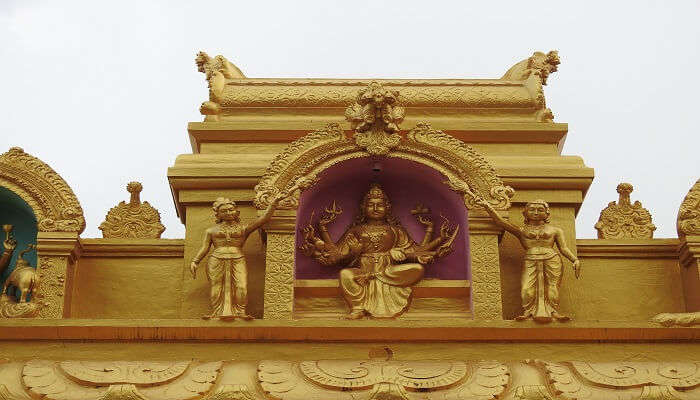 Mandir dedicated to Goddess Amba, nestled in Karnataka.