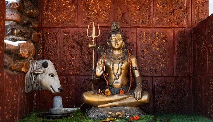 Idol of Lord Shiva as found in Ettumanoor Temple