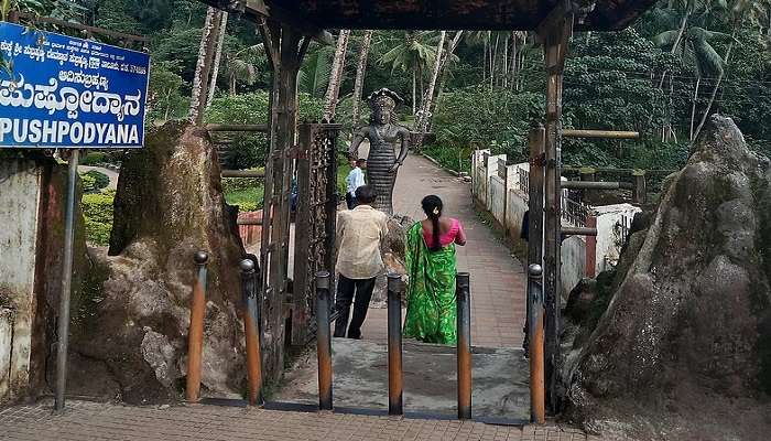 Pushpodyana, a must-visit garden near the Kukke Subramanya Temple