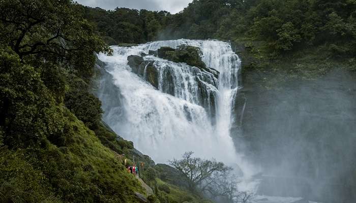 Stunning view of Mallalli Falls.