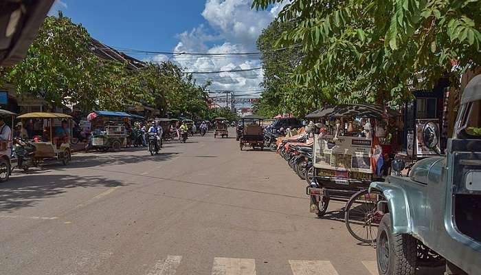 A street near the museum, Siem Reap