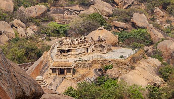  The panoramic vista of Hidambeswara Temple, Chitradurga Fort, Karnataka