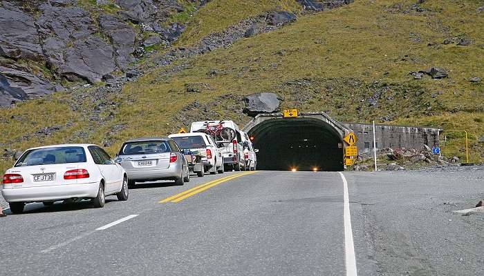 Homer Tunnel at Milford Sound