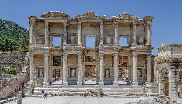 Image of the Celsus Library at Ephesus, an ancient city