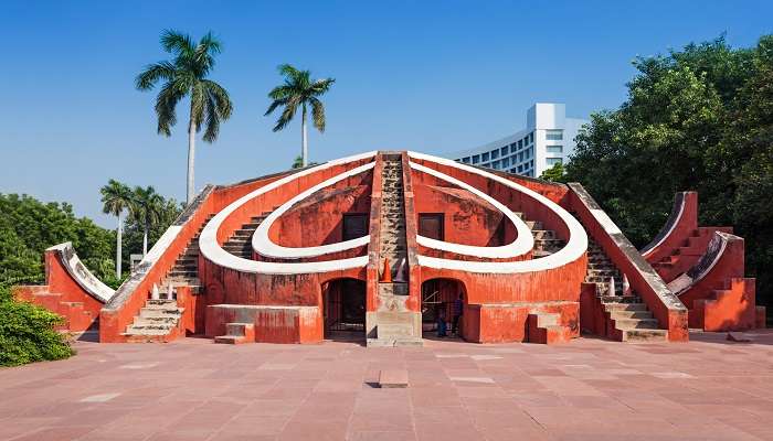 Similar to Birla Mandir, Jantar Mantar is another popular tourist spot in Delhi that is visited by hundreds of tourists.