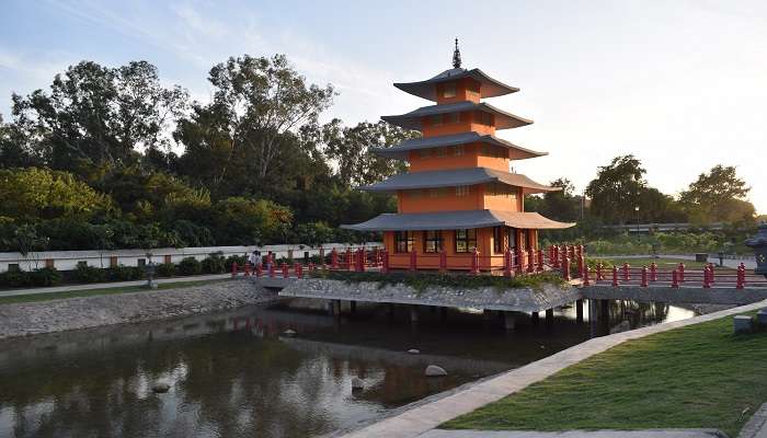 Japanese Garden Park is one of the offbeat places near Chandigarh for some quiet
