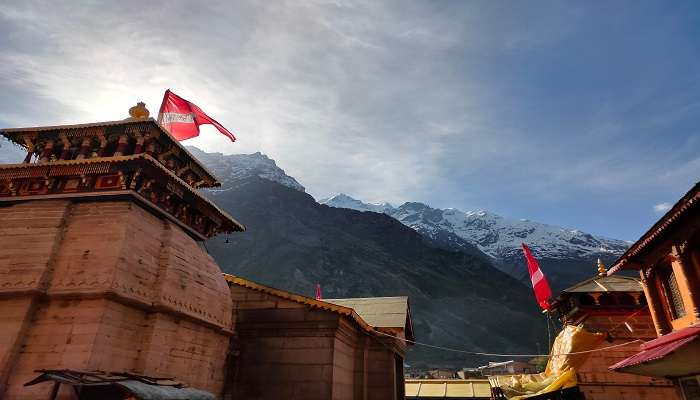 Kedarnath temple in the Himalayas