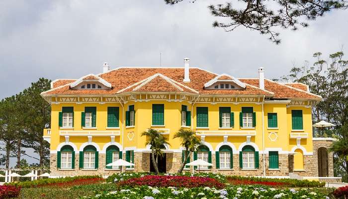 The elegant and modest King Palace 1 is One of the most famous places to visit in Dalat