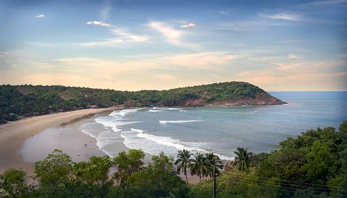 The jaw-dropping view of Kudle Beach, Gokarna.