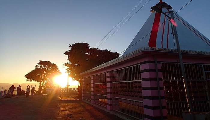 Kunjapuri Devi Temple is a sacred shrine perched on the mountain and a must-visit while exploring the best offbeat places in Rishikesh.