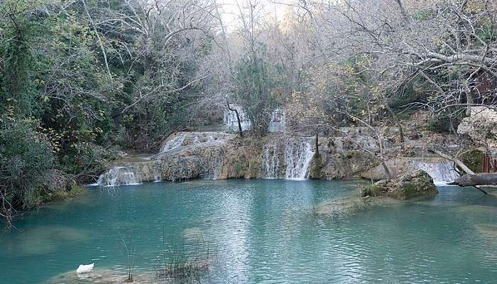Scenic beauty of Kurşunlu Waterfall