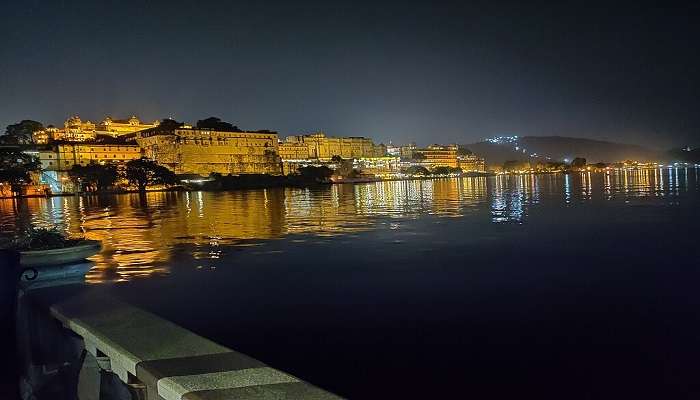 Lake Pichola, soaking in the beauty of Udaipur's palaces and temples.