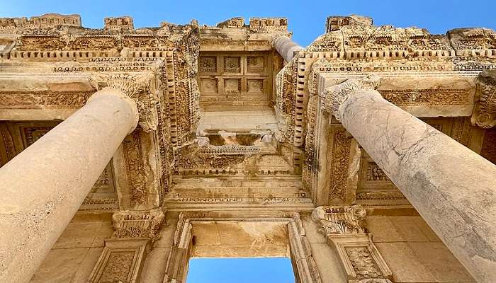  A glorious view of Library of Celsus