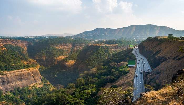View of Lonavala, a hill station to explore during the Mumbai to Bangalore road trip