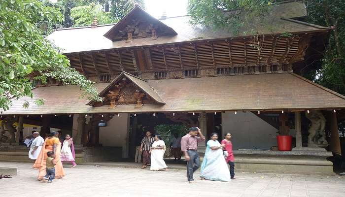 Entrance of Mannarasala Nagaraja Temple. 