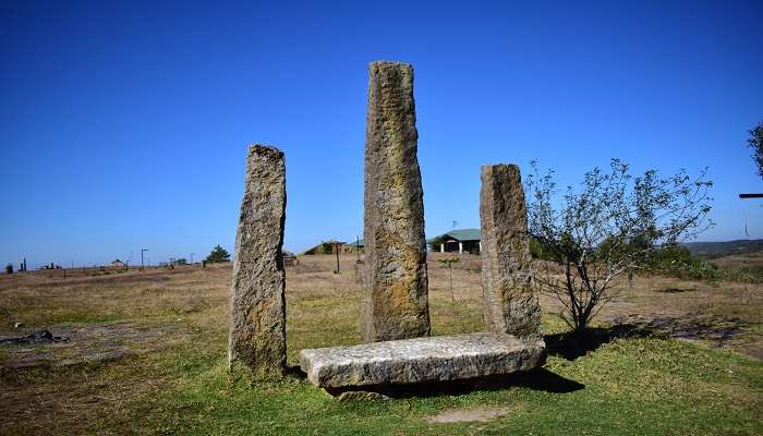 Sacred monoliths at Mawphlang Sacred Forest are a must visit while exploring picnic spots in Shillong.