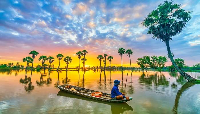 A gorgeous view of Mekong Delta, one of the best places to visit in Vietnam with family