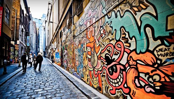 Melbourne’s laneways are one of the beautiful part of Carlton Gardens