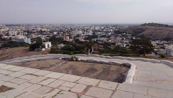 A serene view of Moula Ali Hills, one of the most sought-after places to visit near Charminar
