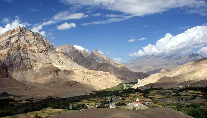 Ancient rock carving at Mulbekh on the Srinagar to Leh road trip.