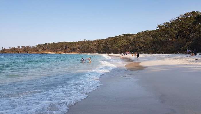 Visit Murrays Beach during the Sydney to Melbourne Road trip as it boasts crystal-clear waters, perfect for snorkelling and spotting colourful fish.