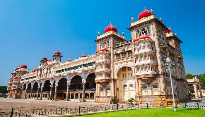 Mysore Palace, a spot during the Coorg to Ooty road trip.