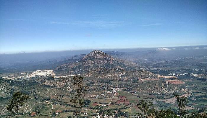 See breathtaking views at Nandi Hills viewpoint, one of the offbeat places in Bangalore to visit for couples and friends 