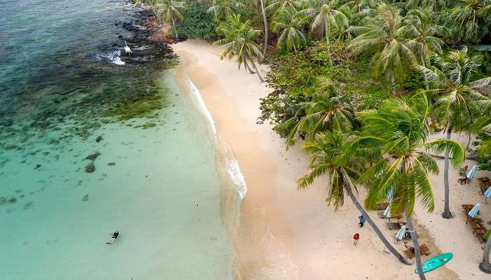 Polhena Beach Location is near the Matara town in Sri Lanka