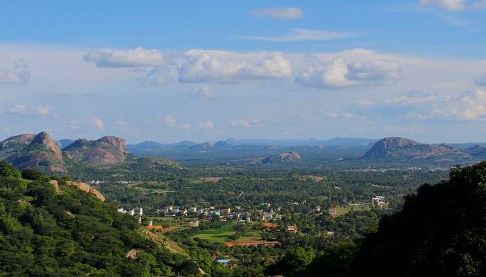View from the Ramanagara Hills near Bangalore