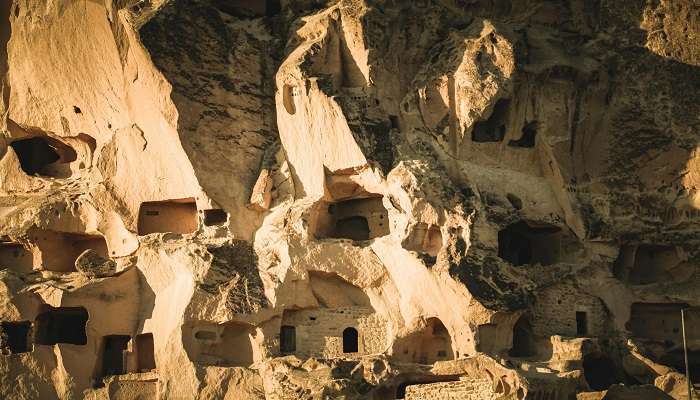 Discovering Rock Cut Columbaria caves at the Zelve Open Air Museum