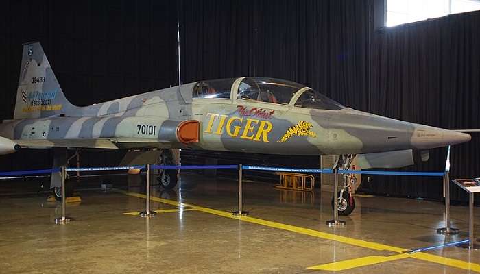 5B-RTAF displayed at Royal Thai Air Force Museum.