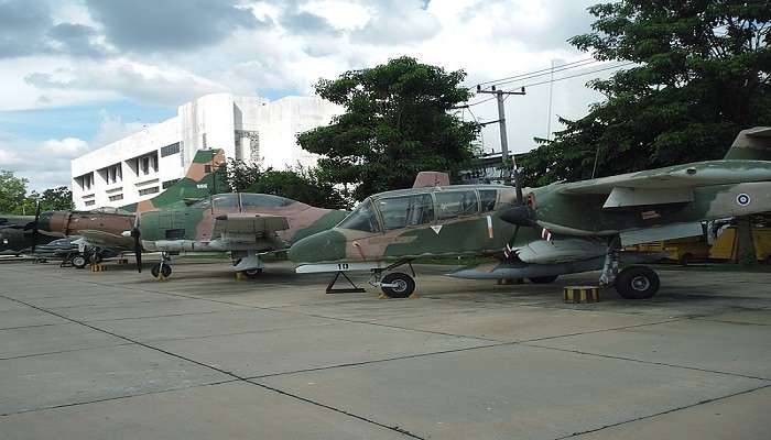 OV-10C Bronco and T-28D Trojan, in all its glory at Royal Thai Air Force Museum.