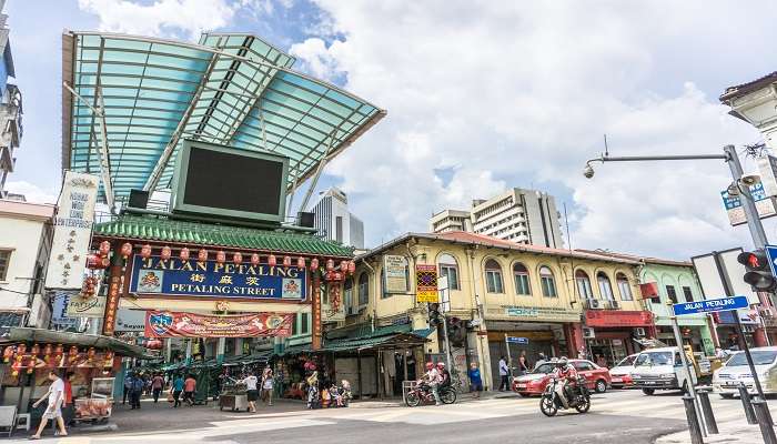 La vu de Rue Petaling